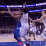 Joel Embiid elbow sixers nets