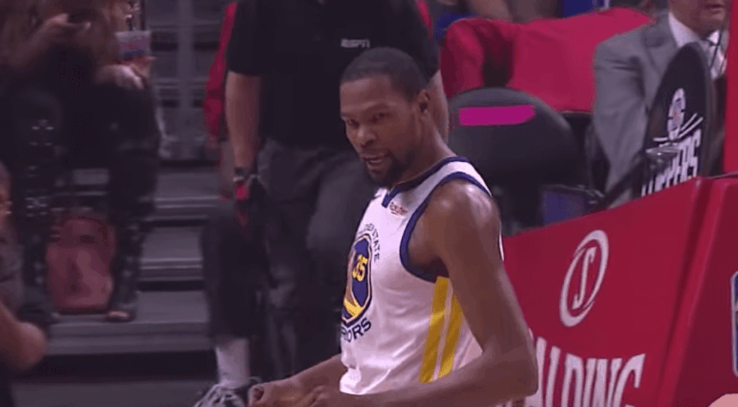 Kevin Durant Clippers Warriors