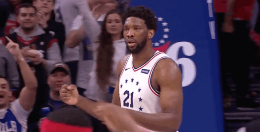 Joel Embiid Sixers Raptors Game 6