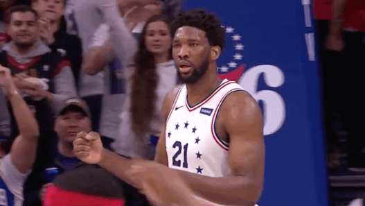 Joel Embiid Sixers Raptors Game 6