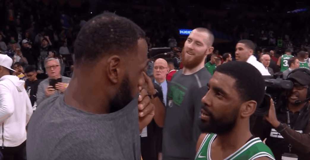 Kyrie Irving LeBron James Lakers