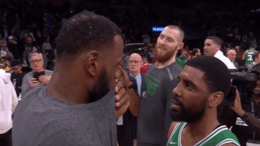 Kyrie Irving LeBron James Lakers