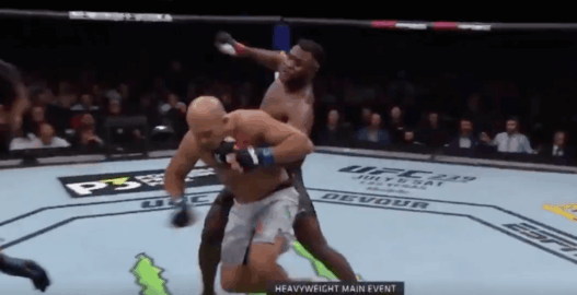 UFC Francis Ngannou Junior Dos Santos TKO