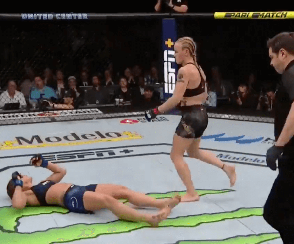 Valentina Shevchenko Jessica Eye KO UFC 238