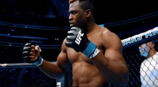Francis Ngannou UFC Cage