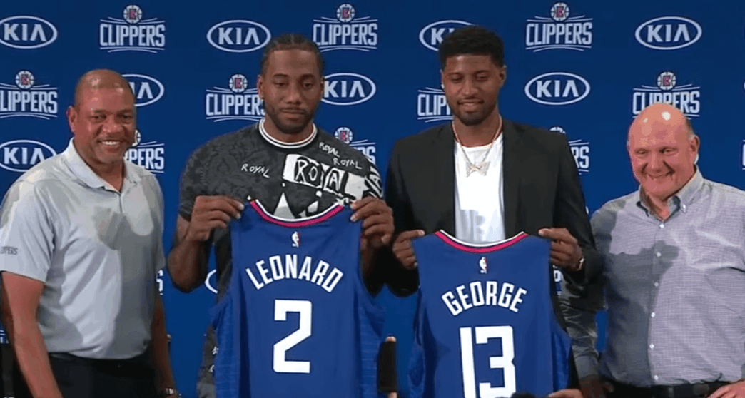 Kawhi Leonard Paul George Clippers