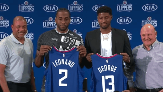 Kawhi Leonard Paul George Clippers