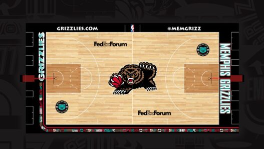 Memphis Grizzlies parquet