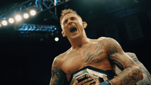 Dustin Poirier UFC celebration