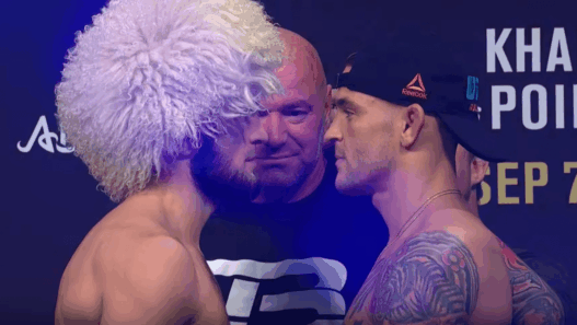Khabib Dustin Poirier UFC 242