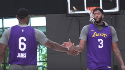 Lakers Anthony Davis LeBron James
