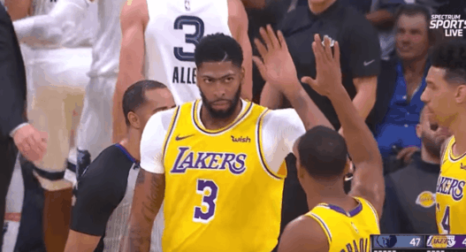 Anthony Davis Lakers Grizzlies