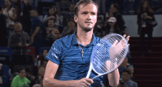 Daniil Medvedev celebration
