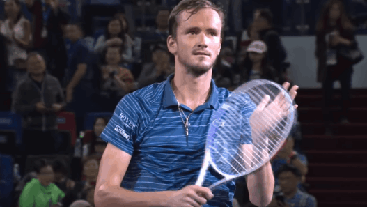 Daniil Medvedev celebration