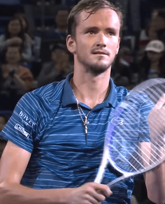 Daniil Medvedev celebration