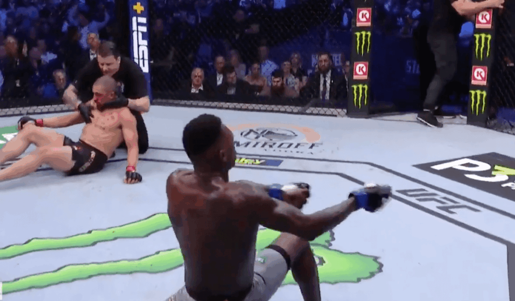 Israel Adesanya Robert Whittaker UFC 243 KO