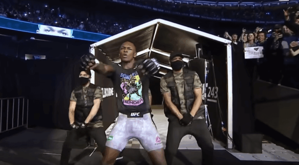 Israel Adesanya UFC 243 entrance