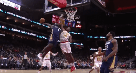 Zion Williamson dunk Pelicans
