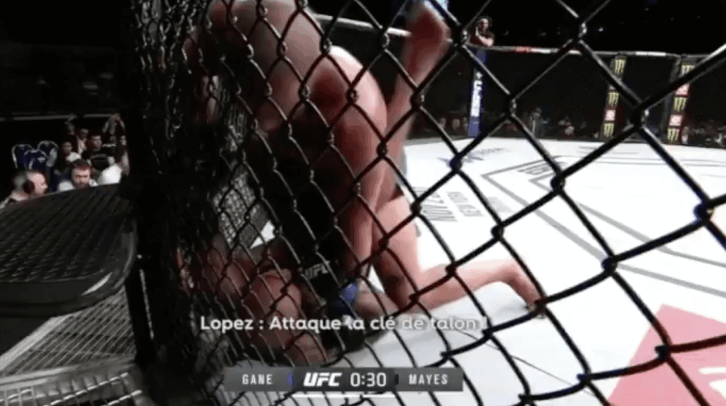 Ciryl Gane UFC Singapour soumission