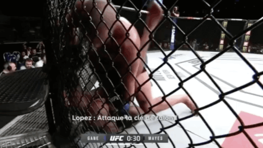 Ciryl Gane UFC Singapour soumission