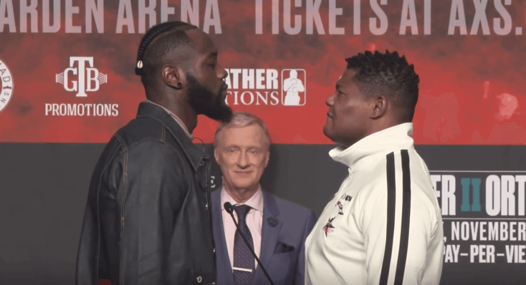 Deontay Wilder Luis Ortiz staredown