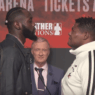 Deontay Wilder Luis Ortiz staredown