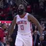 James Harden celebration scoring