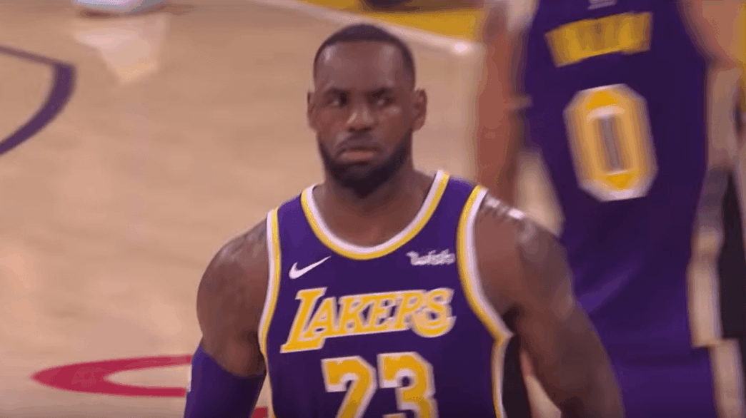 LeBron James Lakers Warriors
