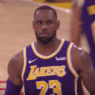 LeBron James Lakers Warriors