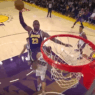 LeBron James dunk Kings