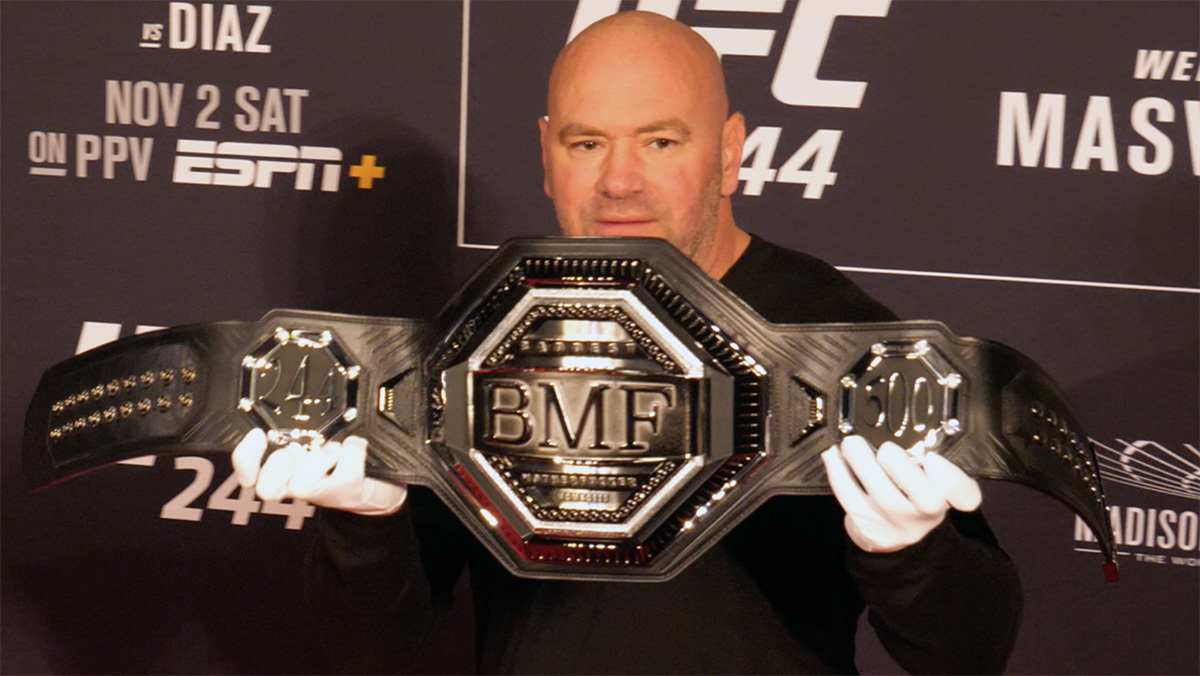 UFC 244 Masvidal vs. Diaz – la ceinture de Baddest Motherf*cker dévoilée