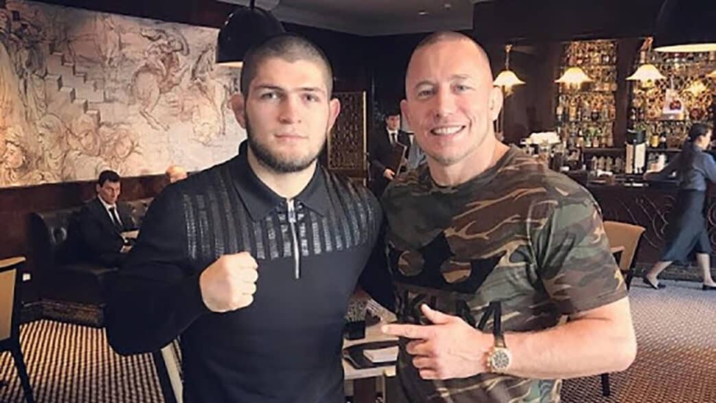 Khabib Nurmagomedov Georges St-Pierre