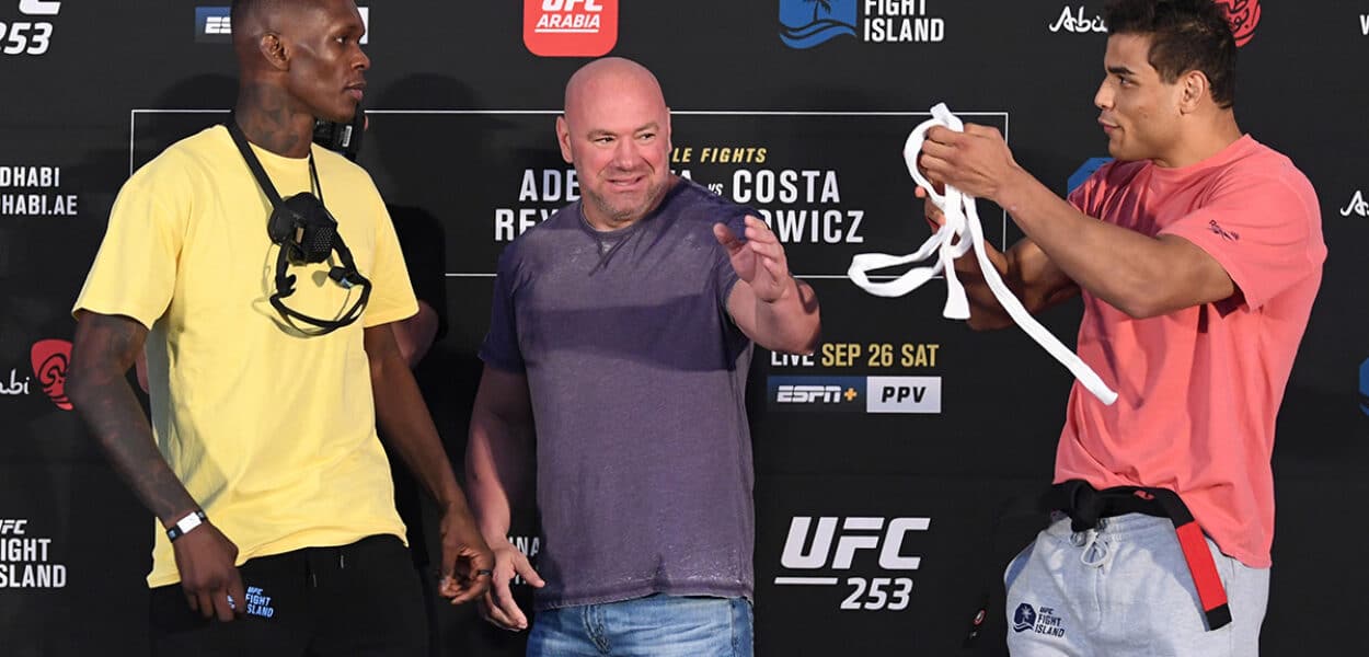 UFC 253 Adesanya v Costa: Weigh-Ins