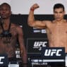 UFC 253 Adesanya v Costa: Weigh-Ins