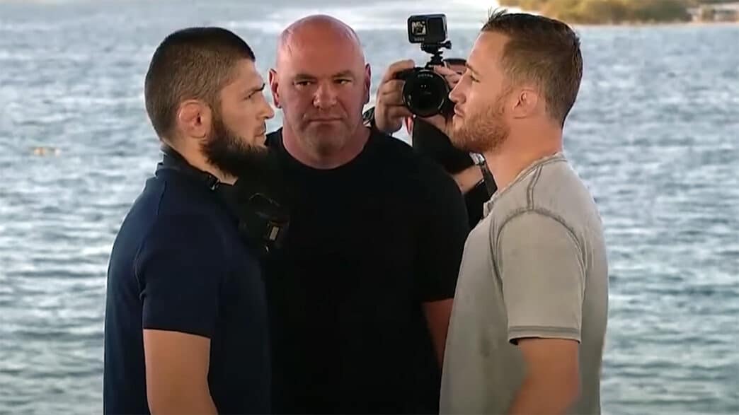 Khabib Nurmagomedov vs. Justin Gaethje UFC 254 TV heure horaire