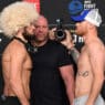 UFC 254: Khabib v Gaethje Weigh-in