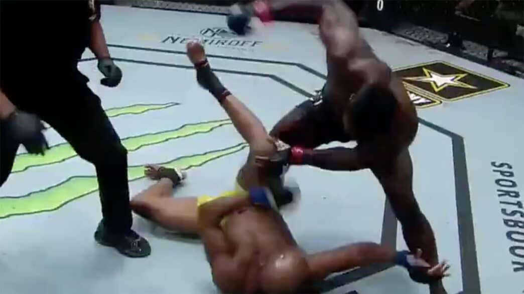 Anderson Silva Uriah Hall UFC Vegas 12
