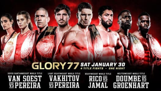GLORY 77 Verhoeven Jamal Doumbe Groenhart Vakhitov Pereira