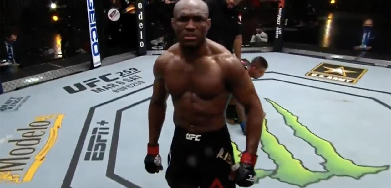 Kamaru Usman TKO Gilbert Burns UFC 258