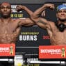 UFC 258 Usman v Burns: Weigh-Ins