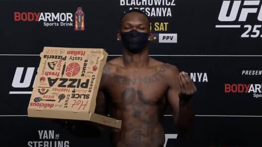 Israel Adesanya UFC 259 weigh ins