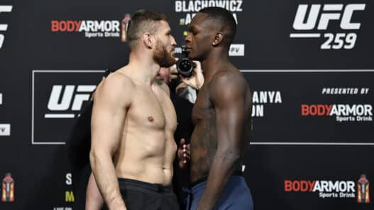 UFC 259 Blachowicz v Adesanya: Weigh-Ins