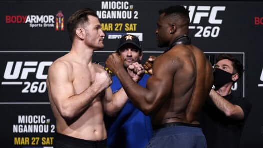 UFC 260 Miocic v Ngannou 2: Weigh-Ins
