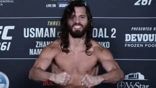 Jorge Masvidal UFC 261 weigh ins pesee