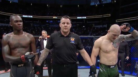 Israel Adesanya Marvin Vettori UFC 263 reaction