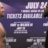 Tyson Fury Deontay Wilder face off