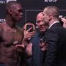 UFC 263 Israel Adesanya Marvin Vettori face off