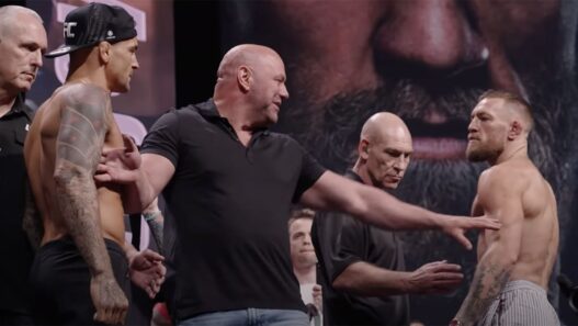 Conor McGregor Dustin Poirier Pesee UFC 264