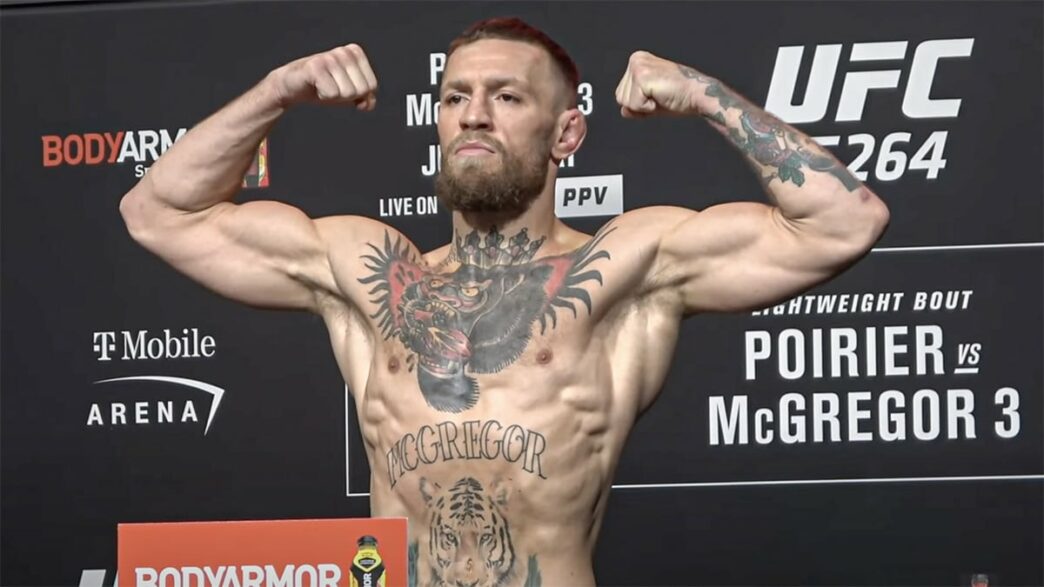 Conor McGregor UFC 264 pesee