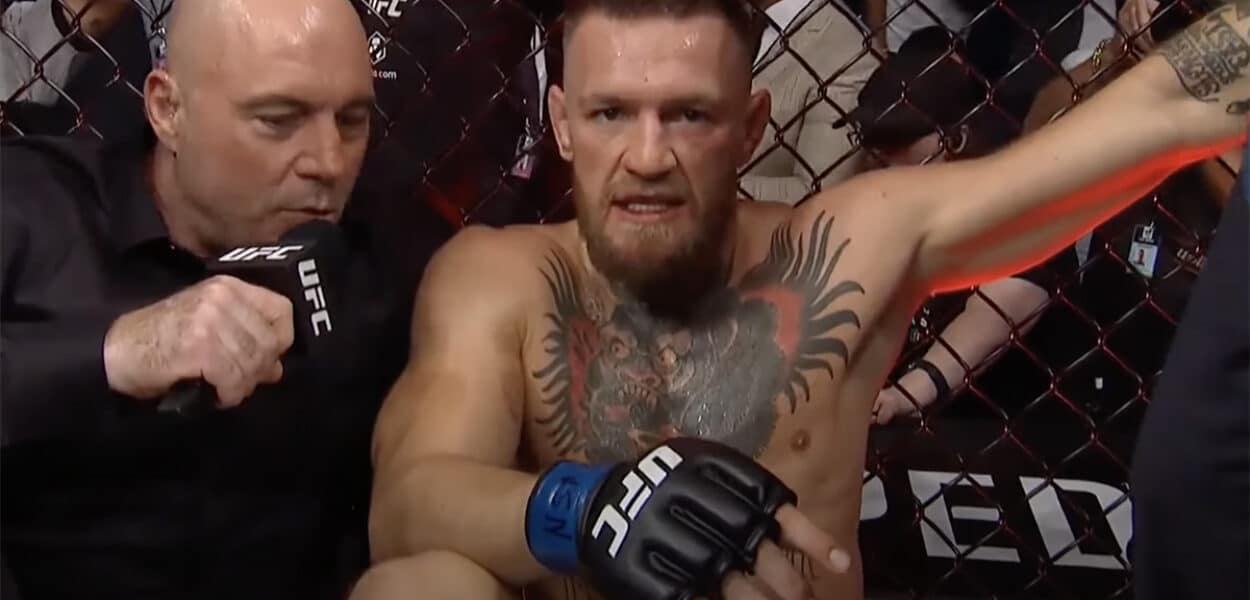 Conor McGregor blessure UFC 264